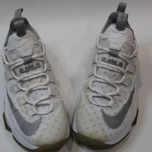 Nike Lebron XIII 13 Men's Basketball Shoes White Grey Size 8‎ 831925 100